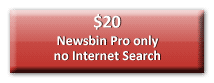 Newbin Pro without Internet Search $15